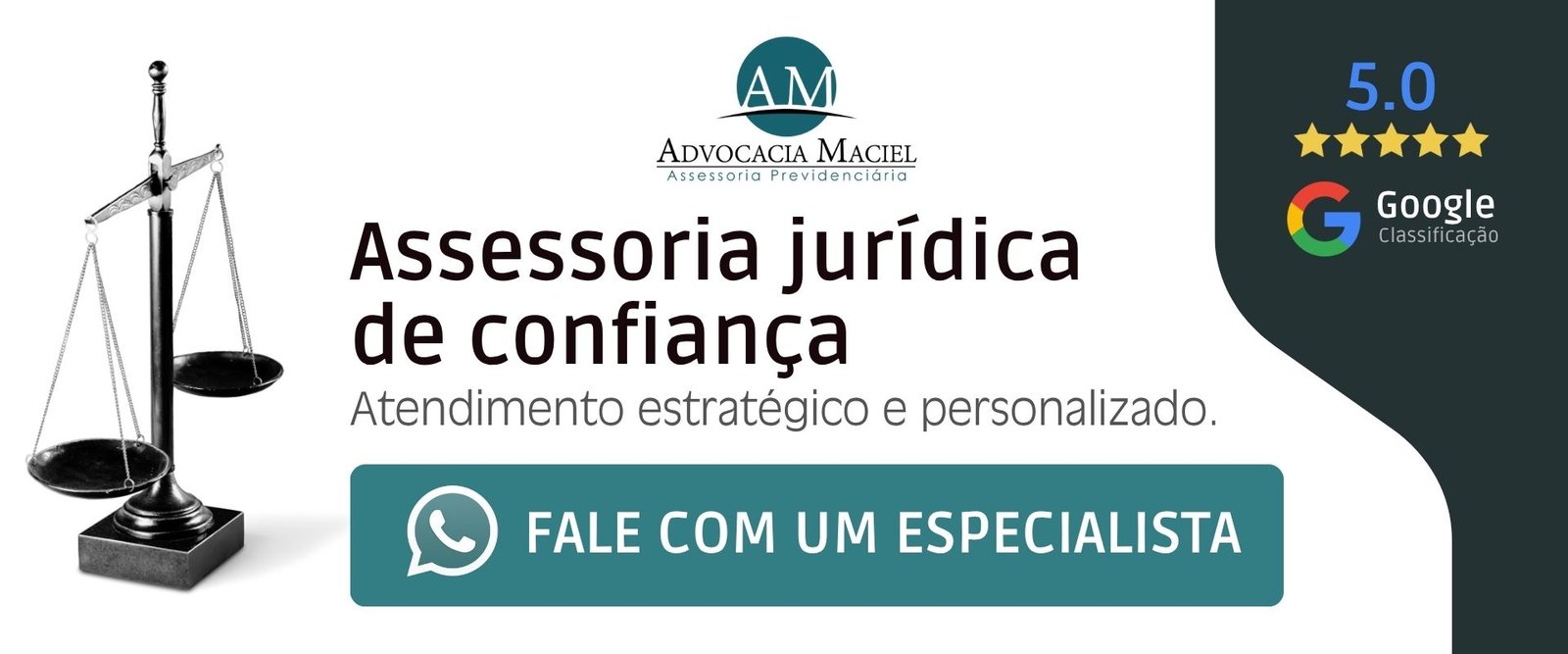 Assessoria jurídica de confiança - Advocacia Maciel